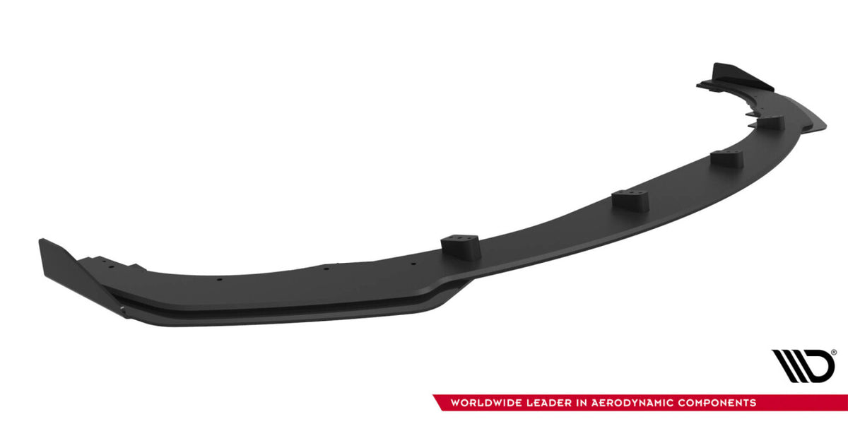 Street Pro Frontlippe passend für Mercedes-AMG CLE 53 C236 schwarz matt + Hochglanz Flaps