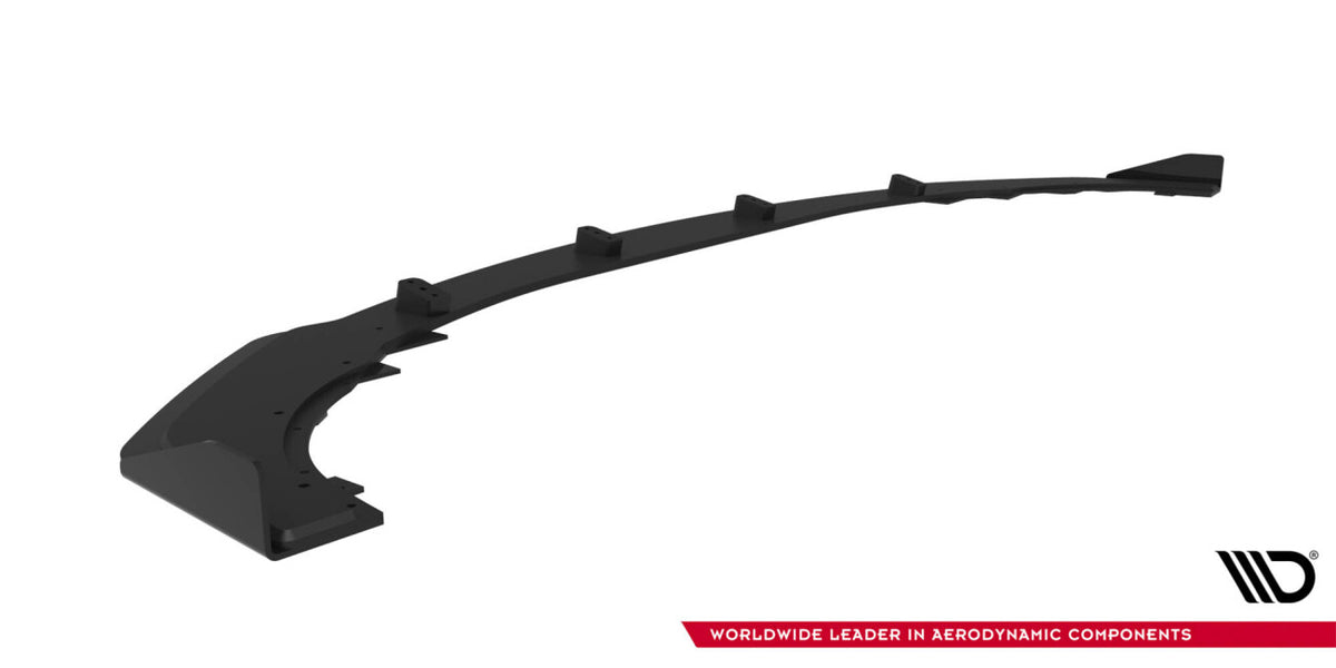 Street Pro Frontlippe passend für Mercedes-AMG CLE 53 C236 schwarz matt + Hochglanz Flaps