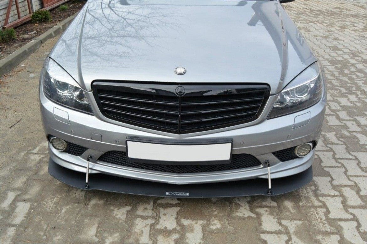 Street Pro Frontlippe passend für Mercedes C Limousine / Kombi AMG-Line W204 / S204 schwarz matt