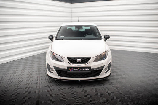 Street Pro Frontlippe passend für Seat Ibiza Sport Coupe Mk4 schwarz matt
