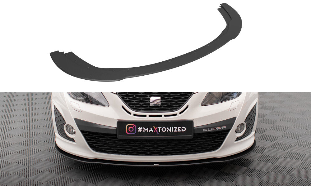 Street Pro Frontlippe passend für Seat Ibiza Sport Coupe Mk4 schwarz matt