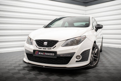 Street Pro Frontlippe passend für Seat Ibiza Sport Coupe Mk4 schwarz matt