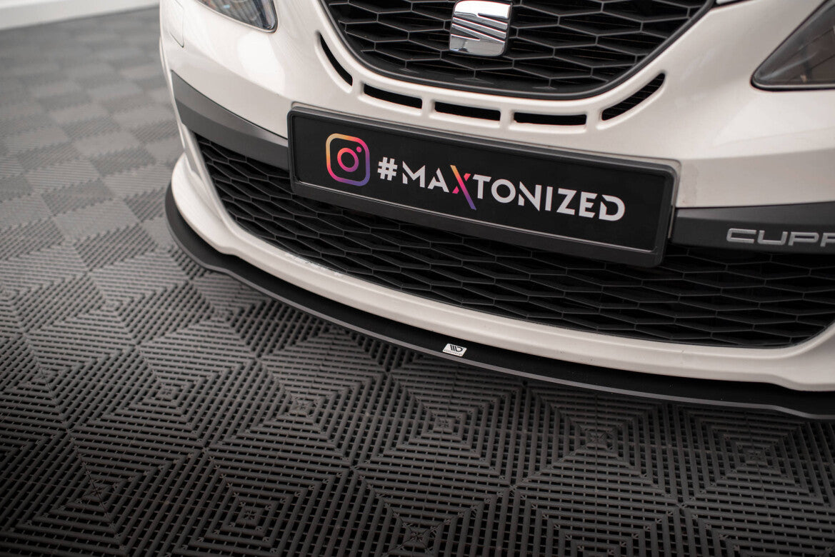 Street Pro Frontlippe passend für Seat Ibiza Sport Coupe Mk4 schwarz matt