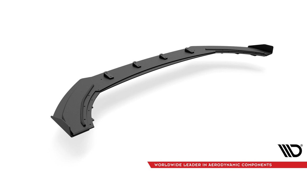 Street Pro Frontlippe passend für Seat Leon FR Mk4 schwarz matt + Hochglanz Flaps