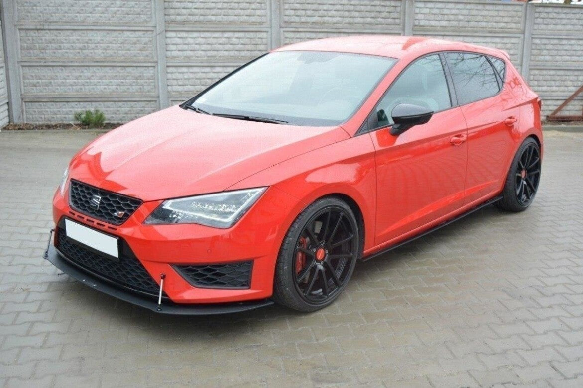 Street Pro Frontlippe passend für Seat Leon III CUPRA / FR schwarz matt