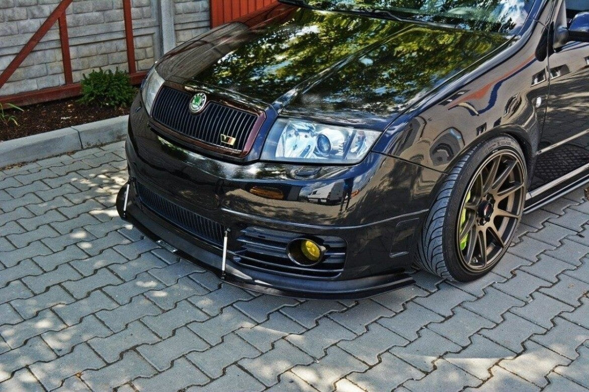 Street Pro Frontlippe passend für Skoda Fabia RS Mk1 schwarz matt