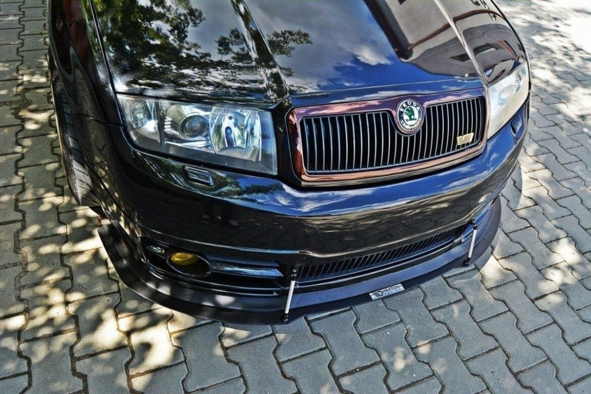 Street Pro Frontlippe passend für Skoda Fabia RS Mk1 schwarz matt