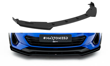 Street Pro Frontlippe passend für Subaru BRZ Mk2 schwarz matt + Hochglanz Flaps
