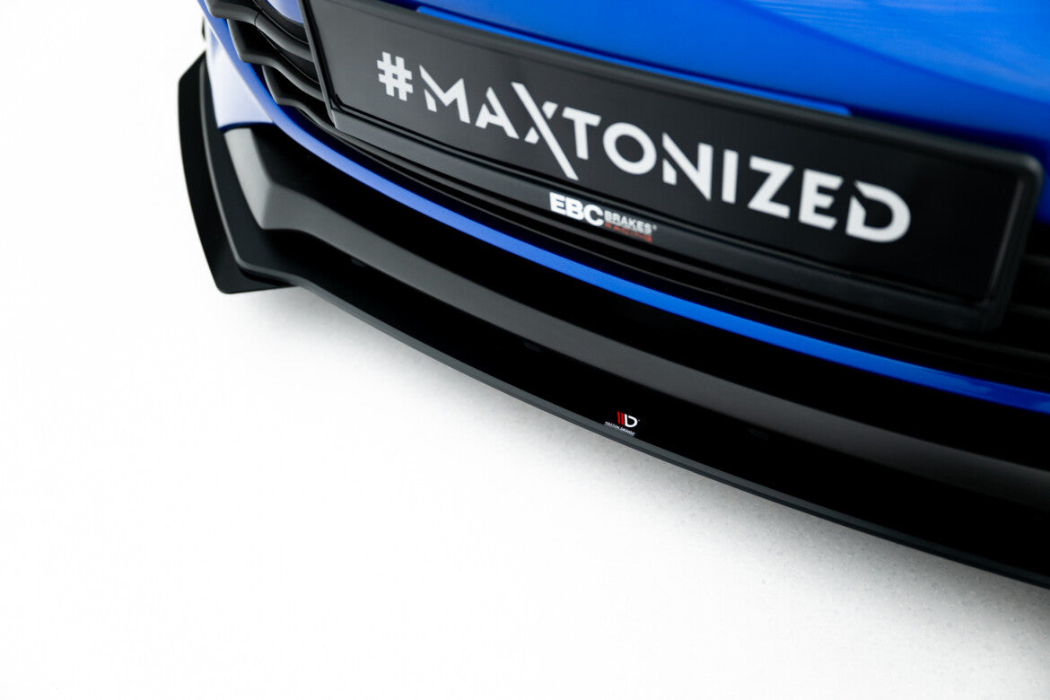 Street Pro Frontlippe passend für Subaru BRZ Mk2 schwarz matt + Hochglanz Flaps