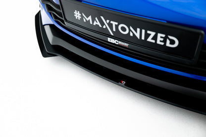 Street Pro Frontlippe passend für Subaru BRZ Mk2 schwarz matt + Hochglanz Flaps