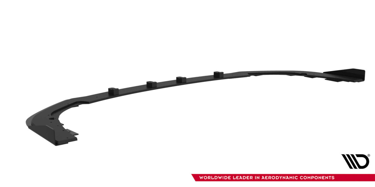 Street Pro Frontlippe passend für Subaru Impreza WRX STI Mk3 FL schwarz matt + Hochglanz Flaps
