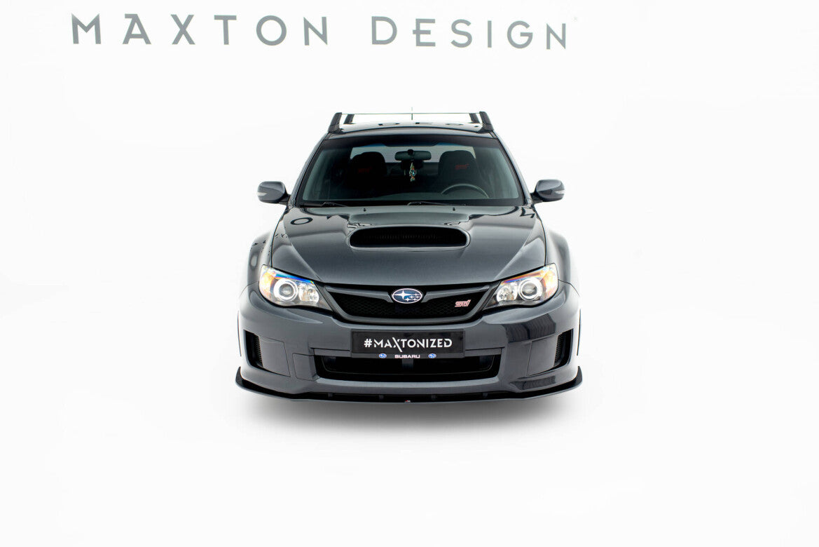 Street Pro Frontlippe passend für Subaru Impreza WRX STI Mk3 FL schwarz matt