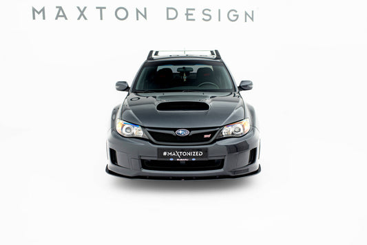 Street Pro Frontlippe passend für Subaru Impreza WRX STI Mk3 FL schwarz matt
