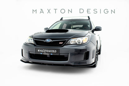 Street Pro Frontlippe passend für Subaru Impreza WRX STI Mk3 FL schwarz matt