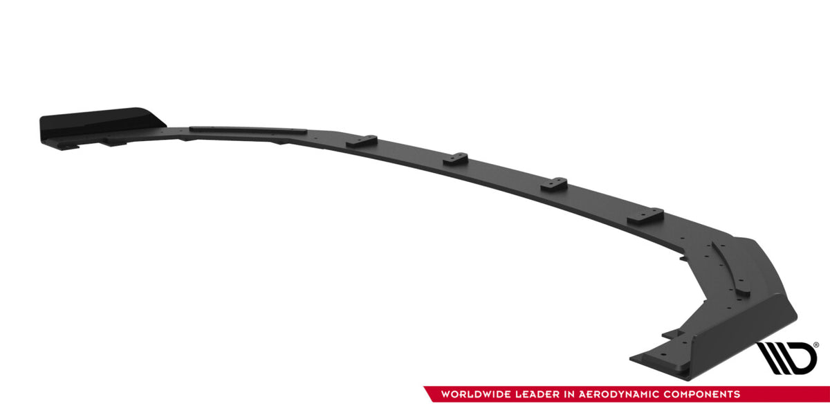 Street Pro Frontlippe passend für Toyota GR Corolla Mk12 schwarz matt + Hochglanz Flaps