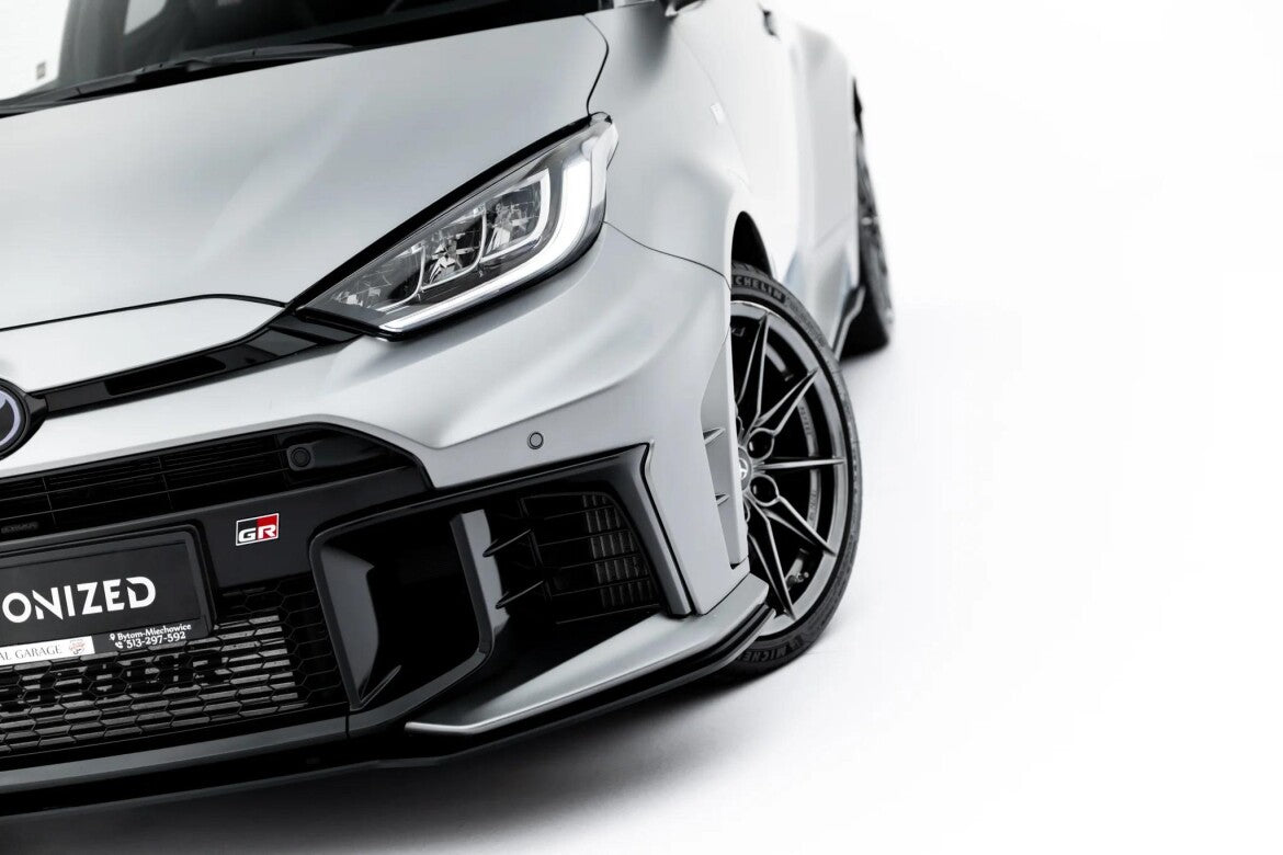Street Pro Frontlippe passend für Toyota GR Yaris Mk4 Facelift schwarz matt