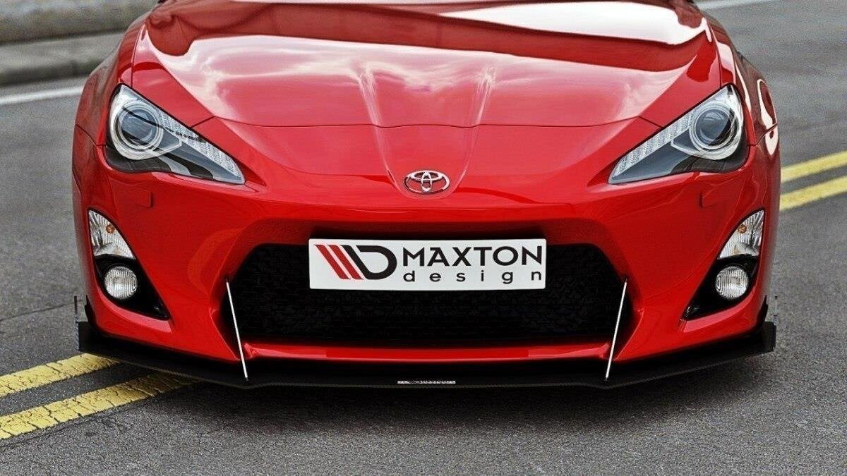 Street Pro Frontlippe passend für Toyota GT86 mit Wings schwarz matt