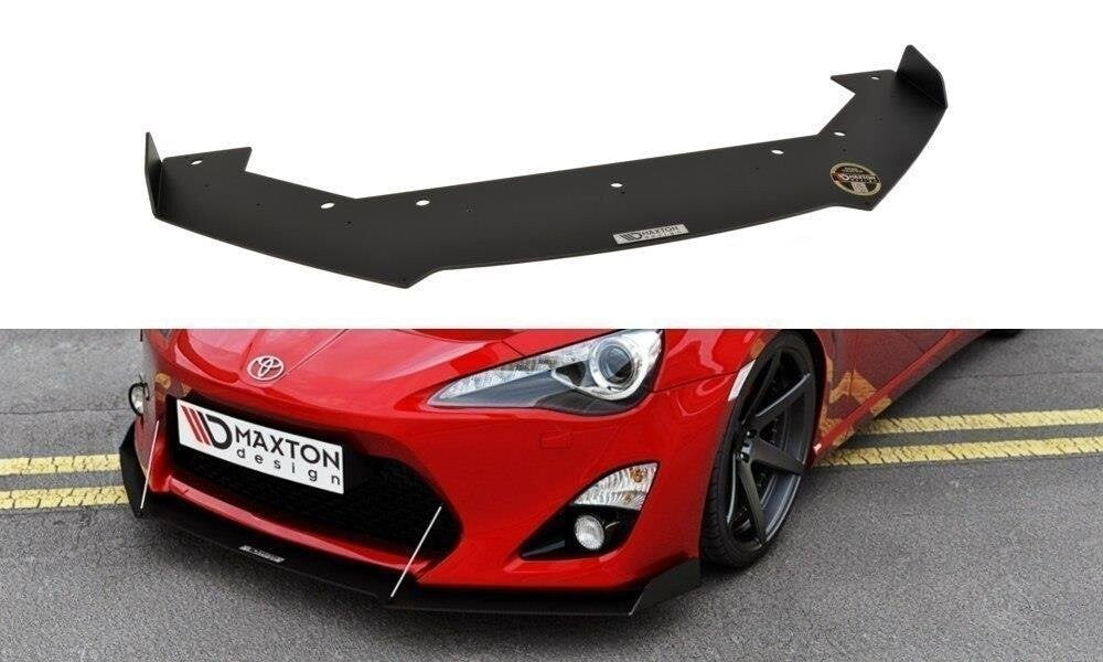 Street Pro Frontlippe passend für Toyota GT86 mit Wings schwarz matt