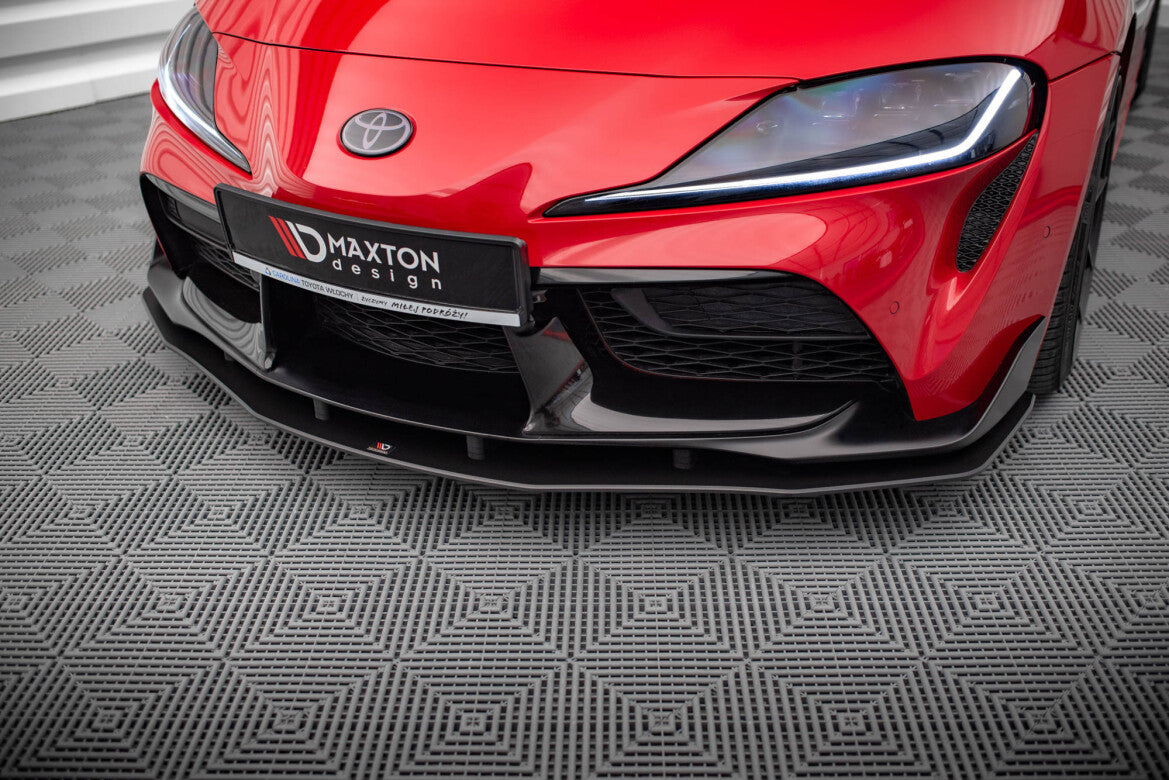Street Pro Frontlippe passend für Toyota Supra Mk5 schwarz matt