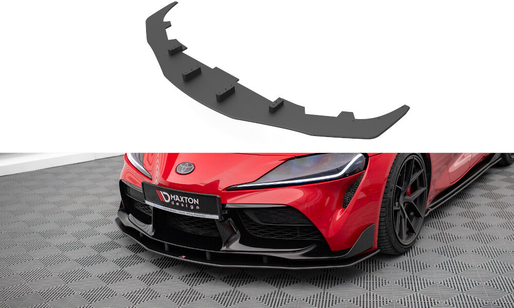 Street Pro Frontlippe passend für Toyota Supra Mk5 schwarz matt
