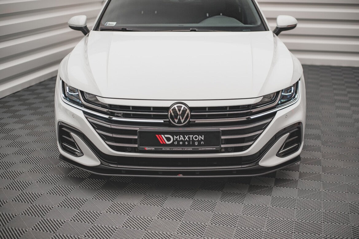 Street Pro Frontlippe passend für VW Arteon Limousine / Shooting Brake R-Line Mk1 FL schwarz matt