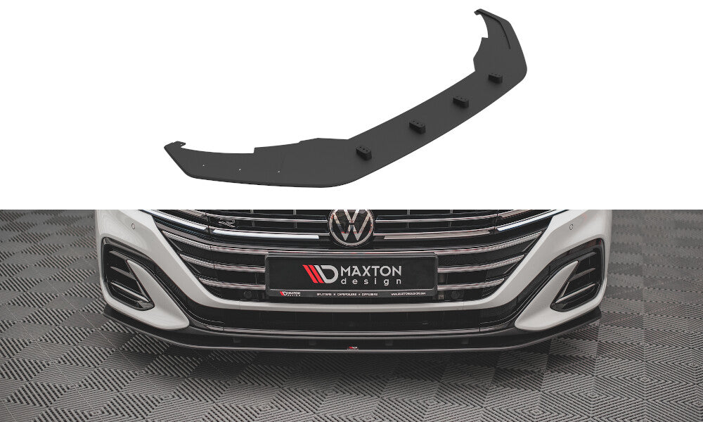 Street Pro Frontlippe passend für VW Arteon Limousine / Shooting Brake R-Line Mk1 FL schwarz matt