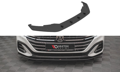 Street Pro Frontlippe passend für VW Arteon Limousine / Shooting Brake R-Line Mk1 FL schwarz matt