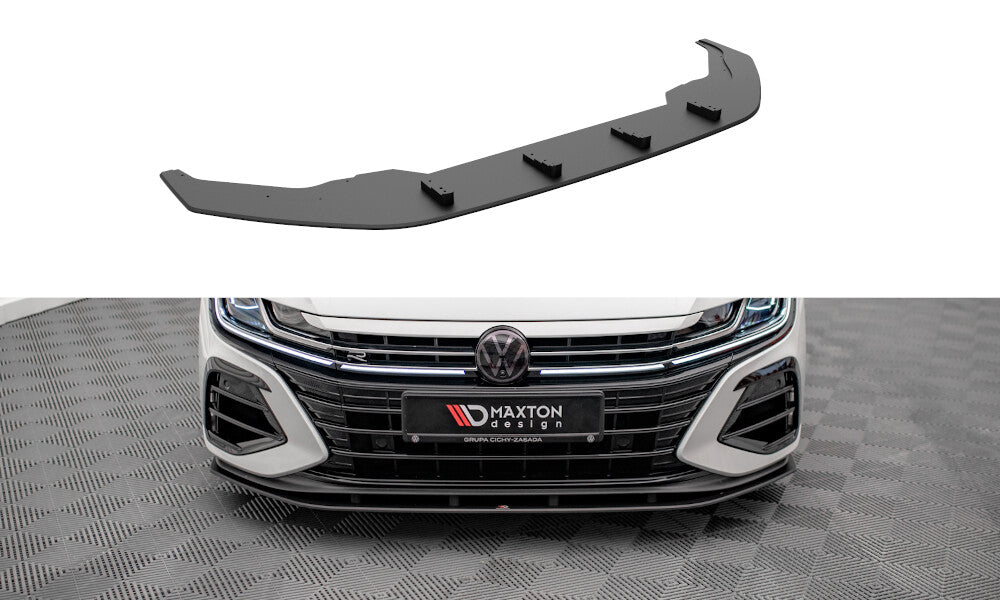 Street Pro Frontlippe passend für VW Arteon R Limousine / Shooting Brake Mk1 Faceift schwarz matt