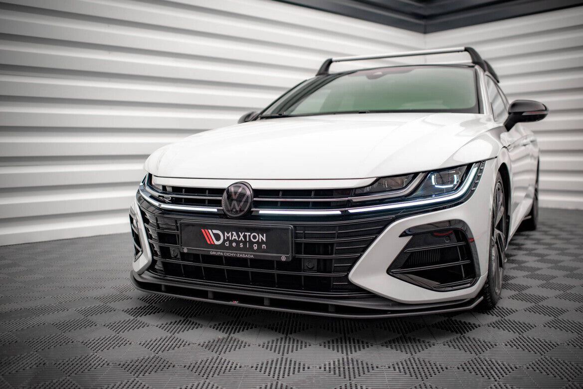 Street Pro Frontlippe passend für VW Arteon R Limousine / Shooting Brake Mk1 Faceift schwarz matt