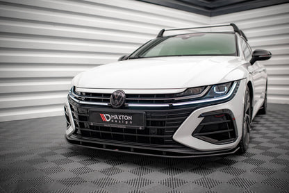 Street Pro Frontlippe passend für VW Arteon R Limousine / Shooting Brake Mk1 Faceift schwarz matt