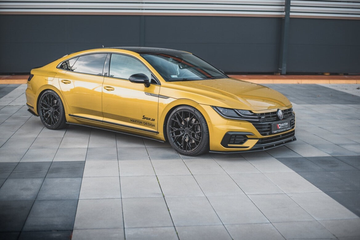 Street Pro Frontlippe passend für VW Arteon R-Line Limousine / Shooting Brake Mk1 schwarz matt