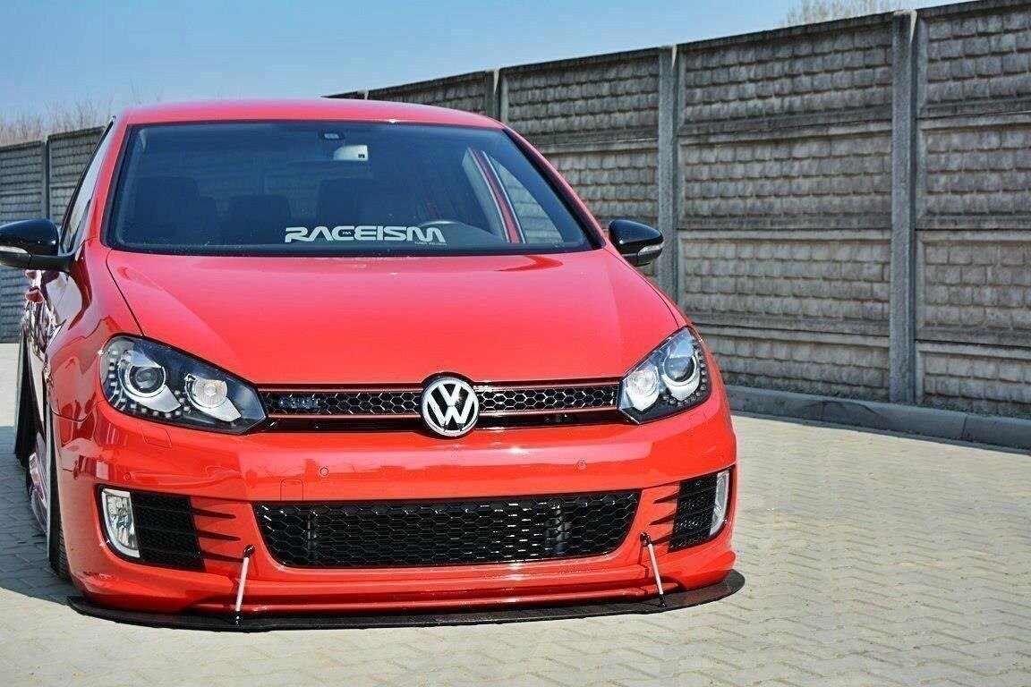 Street Pro Frontlippe passend für VW Golf 6 GTI 35TH schwarz matt