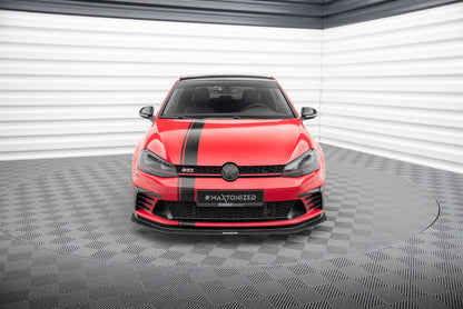 Street Pro Frontlippe passend für VW Golf 7 GTI CLUBSPORT schwarz matt