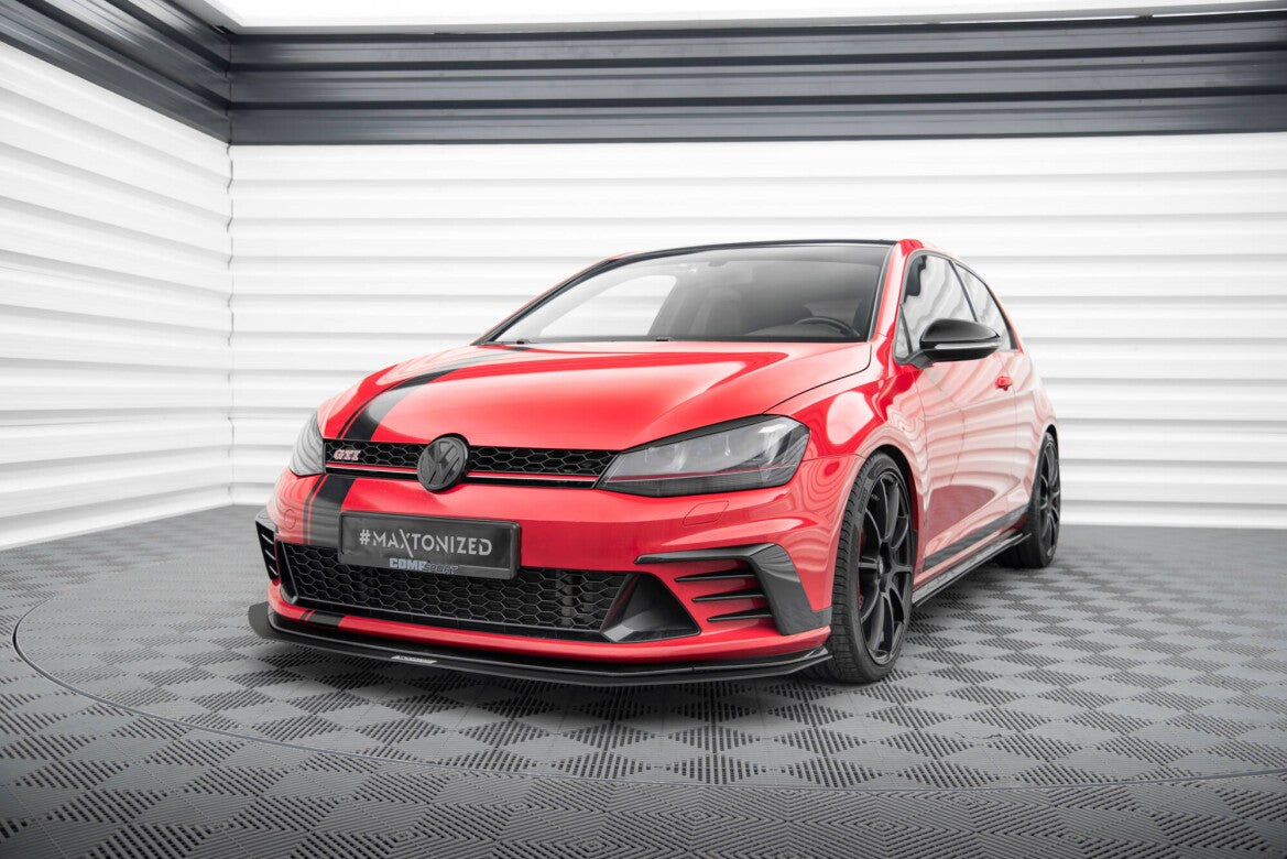 Street Pro Frontlippe passend für VW Golf 7 GTI CLUBSPORT schwarz matt
