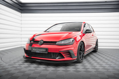 Street Pro Frontlippe passend für VW Golf 7 GTI CLUBSPORT schwarz matt
