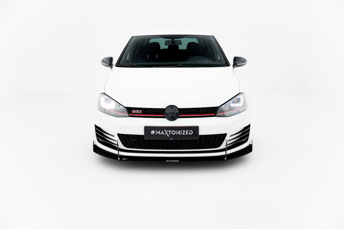 Street Pro Frontlippe passend für VW Golf 7 GTI schwarz matt