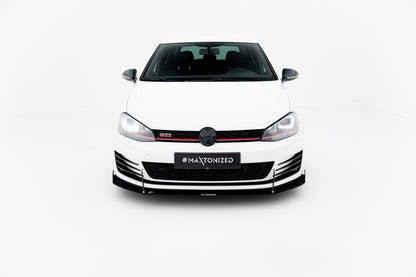 Street Pro Frontlippe passend für VW Golf 7 GTI schwarz matt