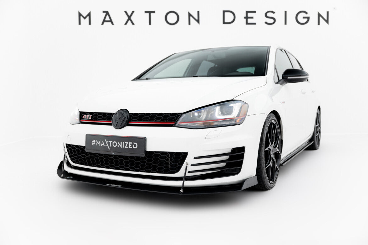 Street Pro Frontlippe passend für VW Golf 7 GTI schwarz matt