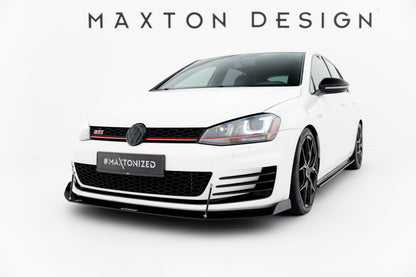 Street Pro Frontlippe passend für VW Golf 7 GTI schwarz matt