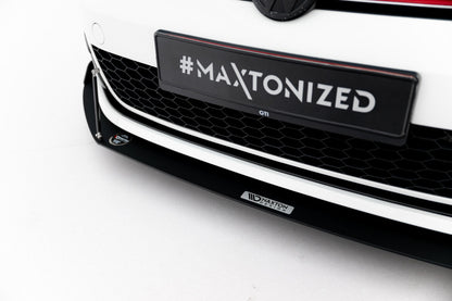 Street Pro Frontlippe passend für VW Golf 7 GTI schwarz matt