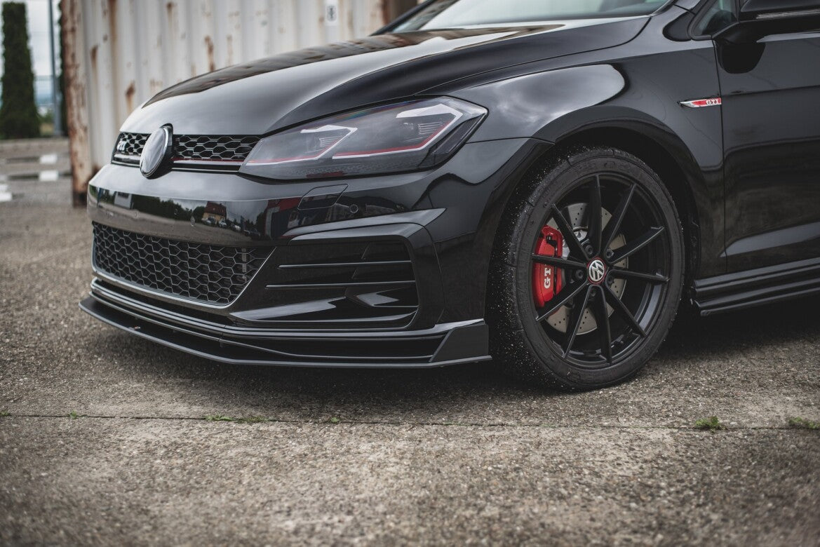 Street Pro Frontlippe passend für VW Golf 7 GTI TCR schwarz matt