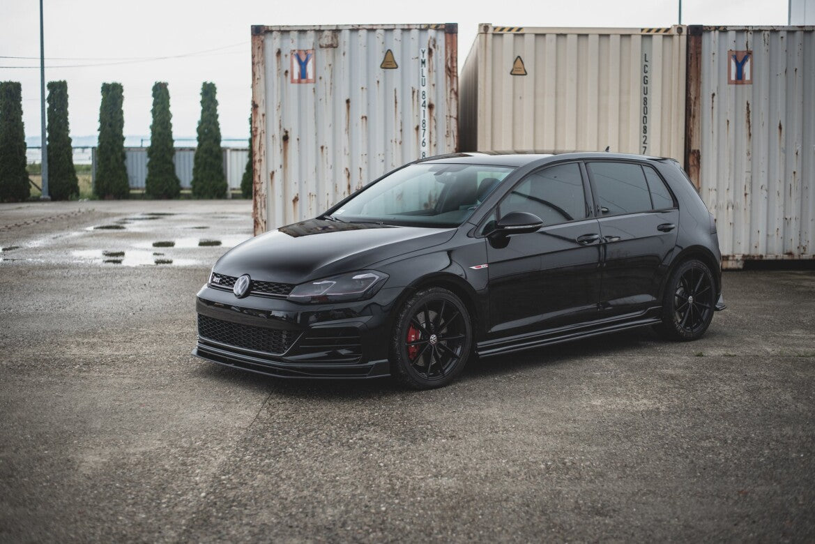 Street Pro Frontlippe passend für VW Golf 7 GTI TCR schwarz matt