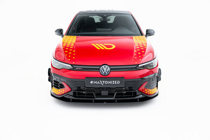 Street Pro Frontlippe passend für VW Golf GTI Clubsport Mk8 FL schwarz matt