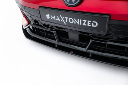 Street Pro Frontlippe passend für VW Golf GTI Clubsport Mk8 FL schwarz matt
