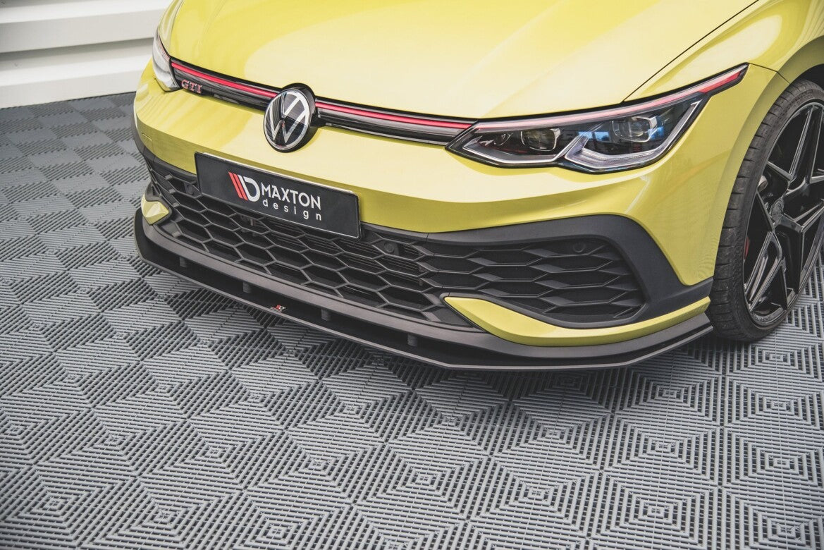 Street Pro Frontlippe passend für VW Golf GTI Clubsport Mk8 schwarz matt