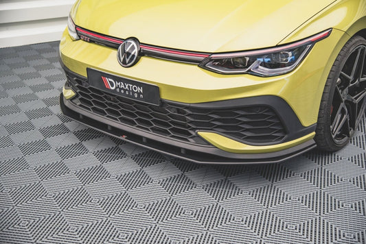 Street Pro Frontlippe passend für VW Golf GTI Clubsport Mk8 schwarz matt