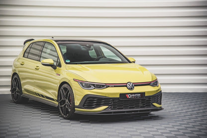 Street Pro Frontlippe passend für VW Golf GTI Clubsport Mk8 schwarz matt
