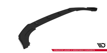 Street Pro Frontlippe passend für VW Golf GTI / GTE / R-Line Mk8 FL schwarz matt + Hochglanz Flaps