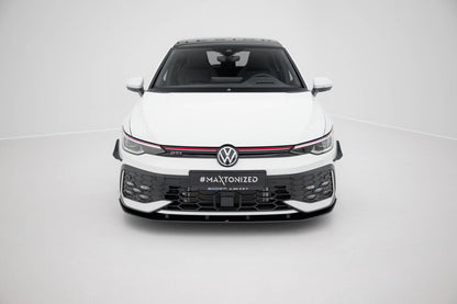 Street Pro Frontlippe passend für VW Golf GTI / GTE / R-Line Mk8 FL schwarz matt