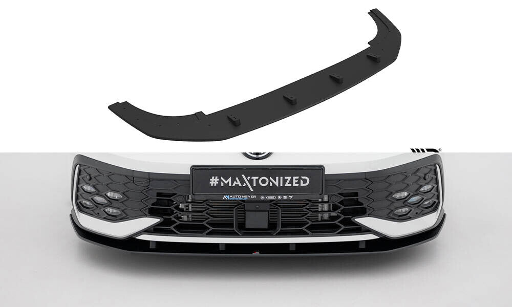 Street Pro Frontlippe passend für VW Golf GTI / GTE / R-Line Mk8 FL schwarz matt